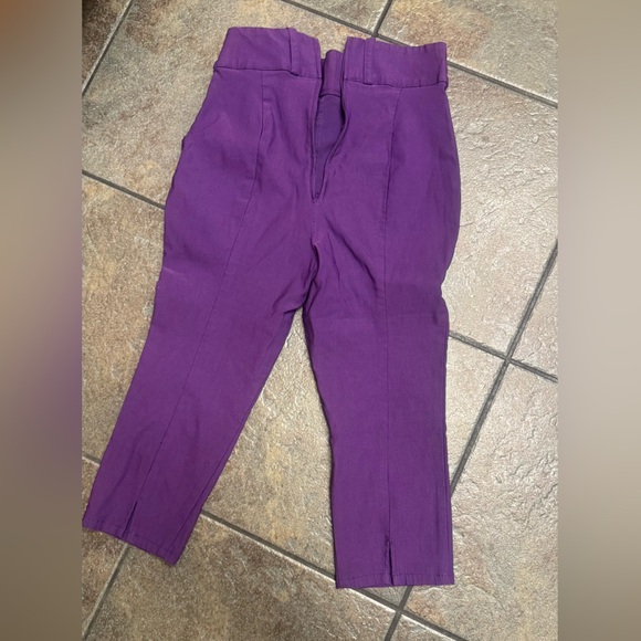 Deadly Dames Purple Capris S - Picture 5 of 6